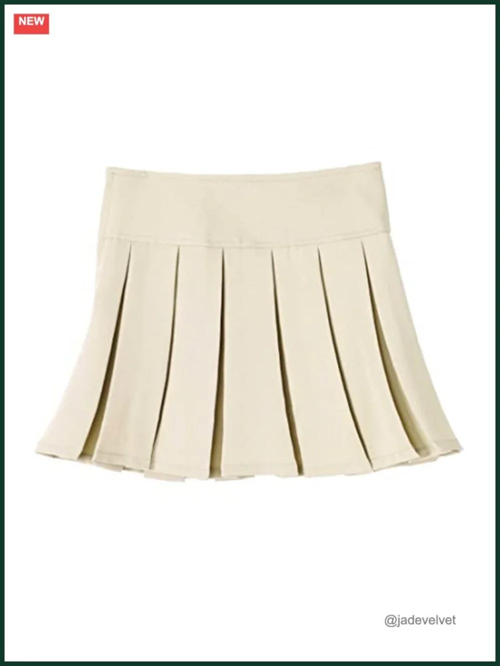 Adjustable Pleated Skort with Built-In Shorts for Girls